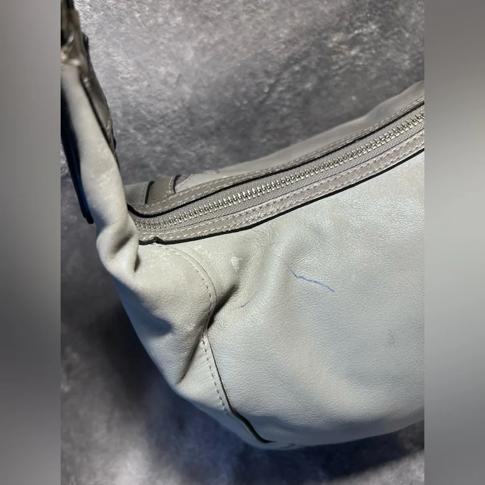 Coach Kristin Spectator 16803 Croc & Python Embossed Leather Hobo - Rehab - Picture 7 of 11